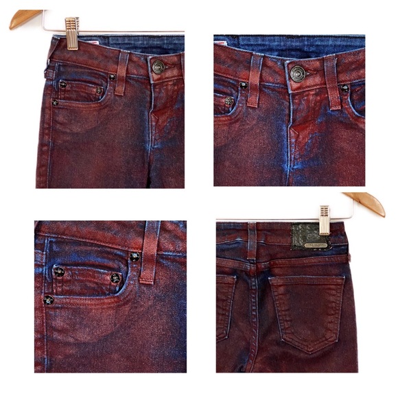 True Religion Halle Super Vixen Coated Jeans - Picture 6 of 8